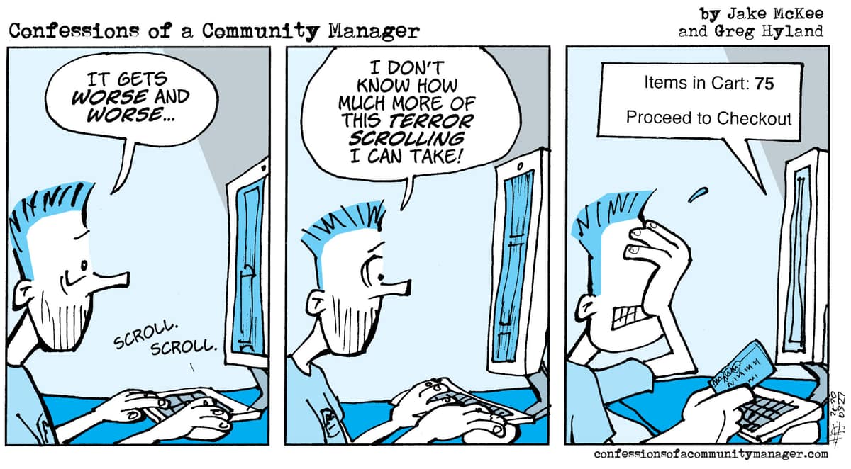 Comic: Terror Scrolling